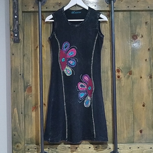 Leopards & Roses Dresses & Skirts - LEOPARDS & ROSES ] BOHO HIPPIE TEE DRESS